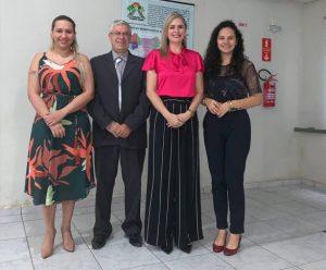 Dra. Izabel Coelho, Dr. Carlos Schenato, Dra. Vânia Portela e Dra. Juliana Martins